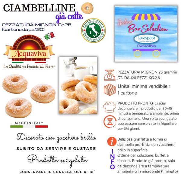 AV CIAMBELLINA MIGNON MINI GR.25 PZ.120 acquaviva