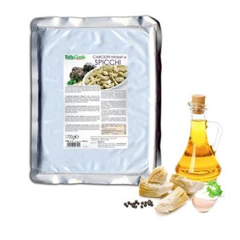 CARCIOFI SPICCHI TRIFOLATI OLIO KG.1,700 busta alluminio alibig