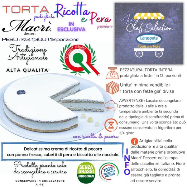 MACRI AV RICOTTA/PERA 12 PORZ. pret.